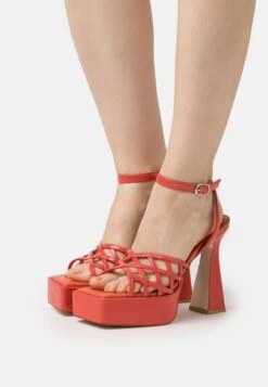 Jeffrey Campbell MODEST - High Heel Sandalette - Coral