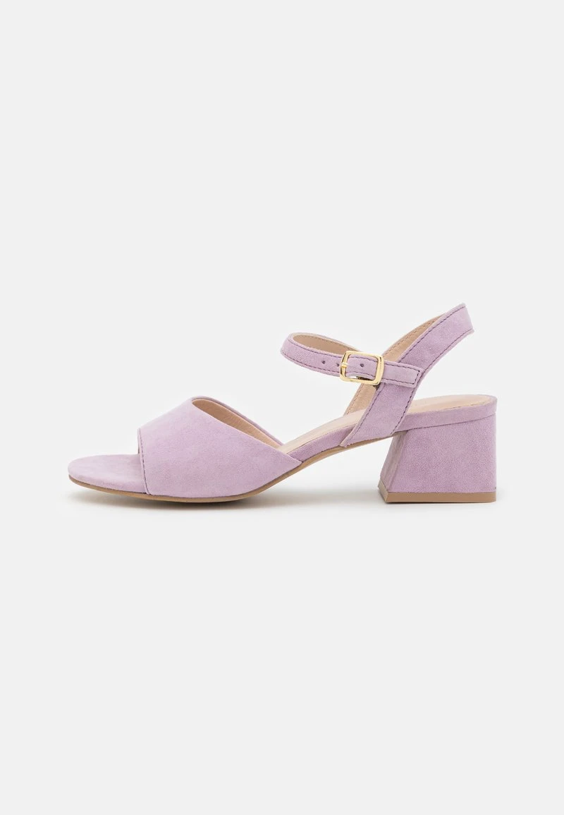 Anna Field LEATHER - Riemensandalette - Lilac – Bild 2