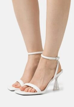 Call It Spring VEGAN JEWELLE - High Heel Sandalette - White
