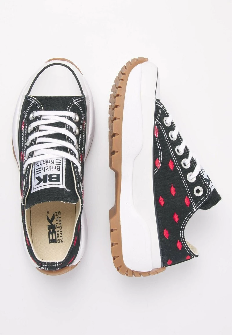 British Knights KAYA LOW FLY - Sneaker Low - Black/red Lips – Bild 4