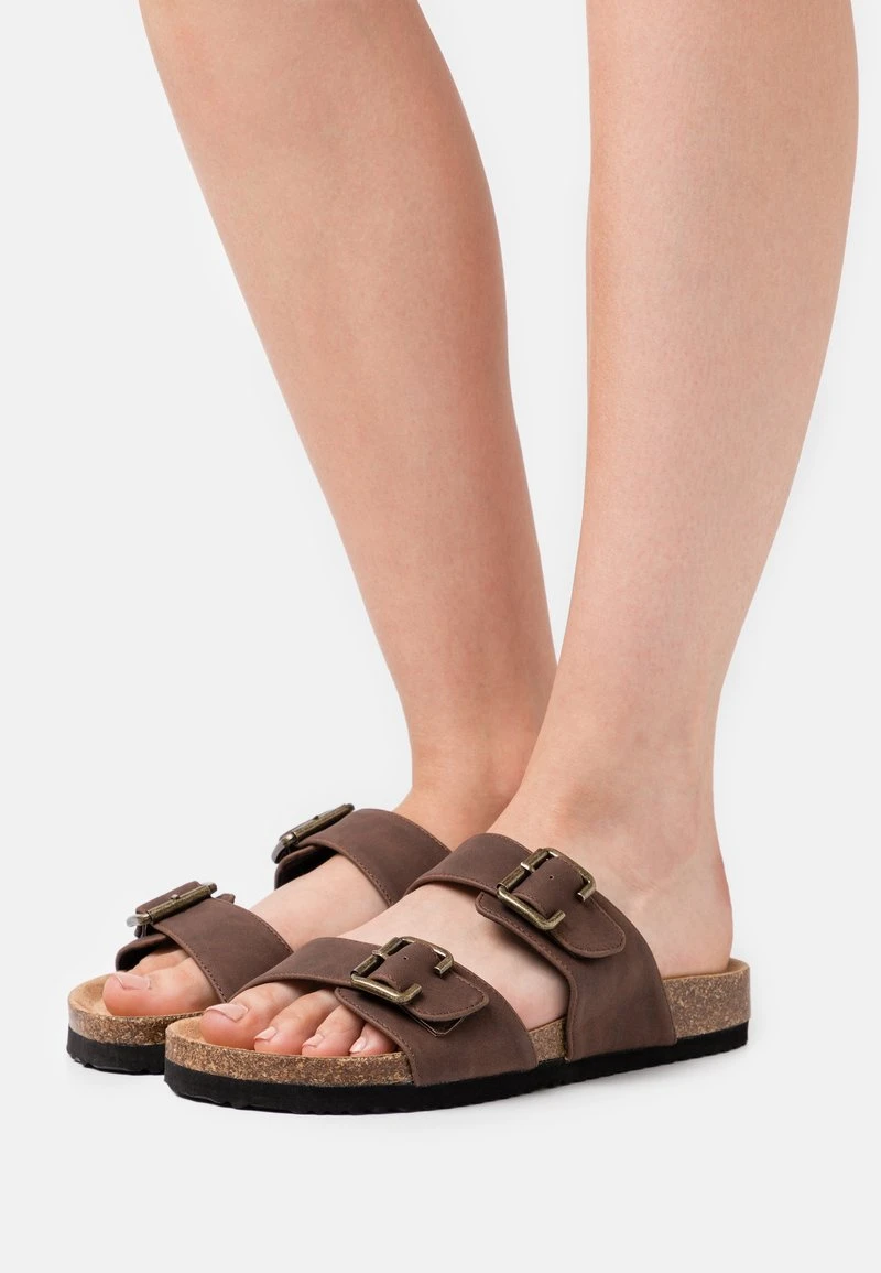 Anna Field Hausschuh - Dark Brown