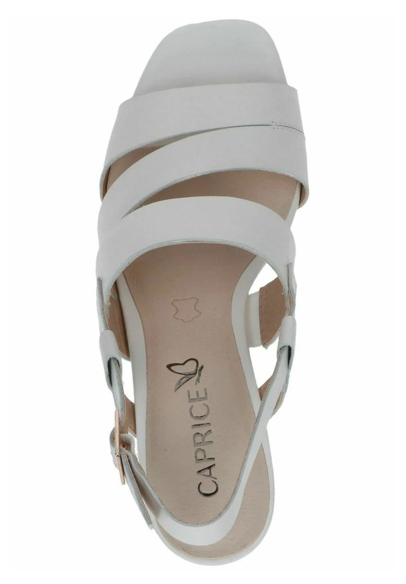 Caprice High Heel Sandalette - Offwhite Nappa – Bild 3