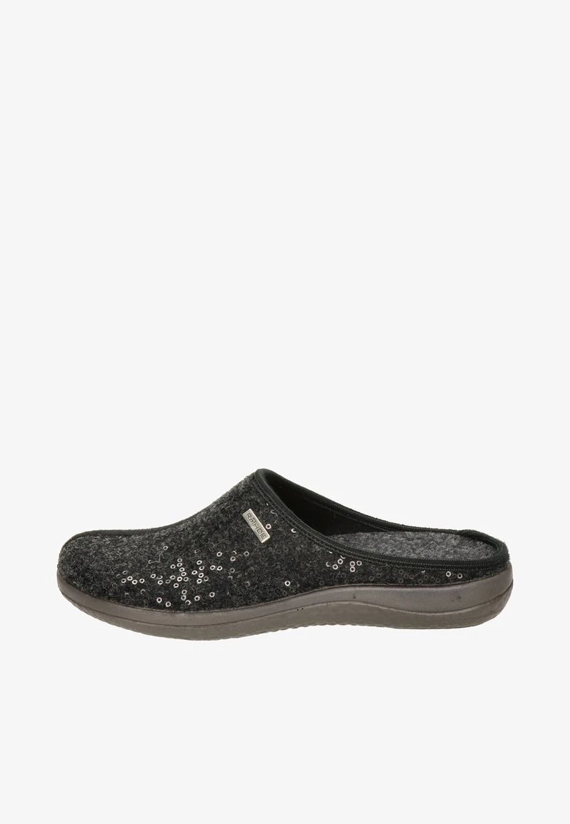 ROHDE DAMES PANTOFFEL - Hausschuh - Grijs