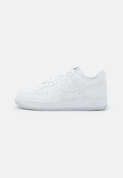 Nike Sportswear AIR FORCE 1 - Sneaker Low - White/black/metallic Silver