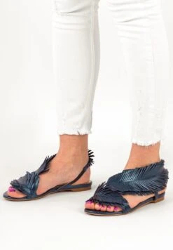 POLY - Riemensandalette - Green