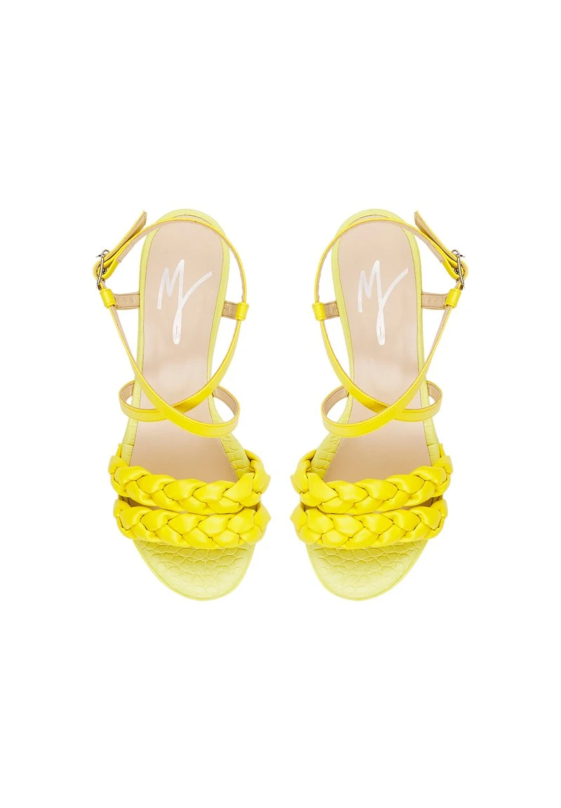 Manila Grace Plateausandalette - Giallo – Bild 4