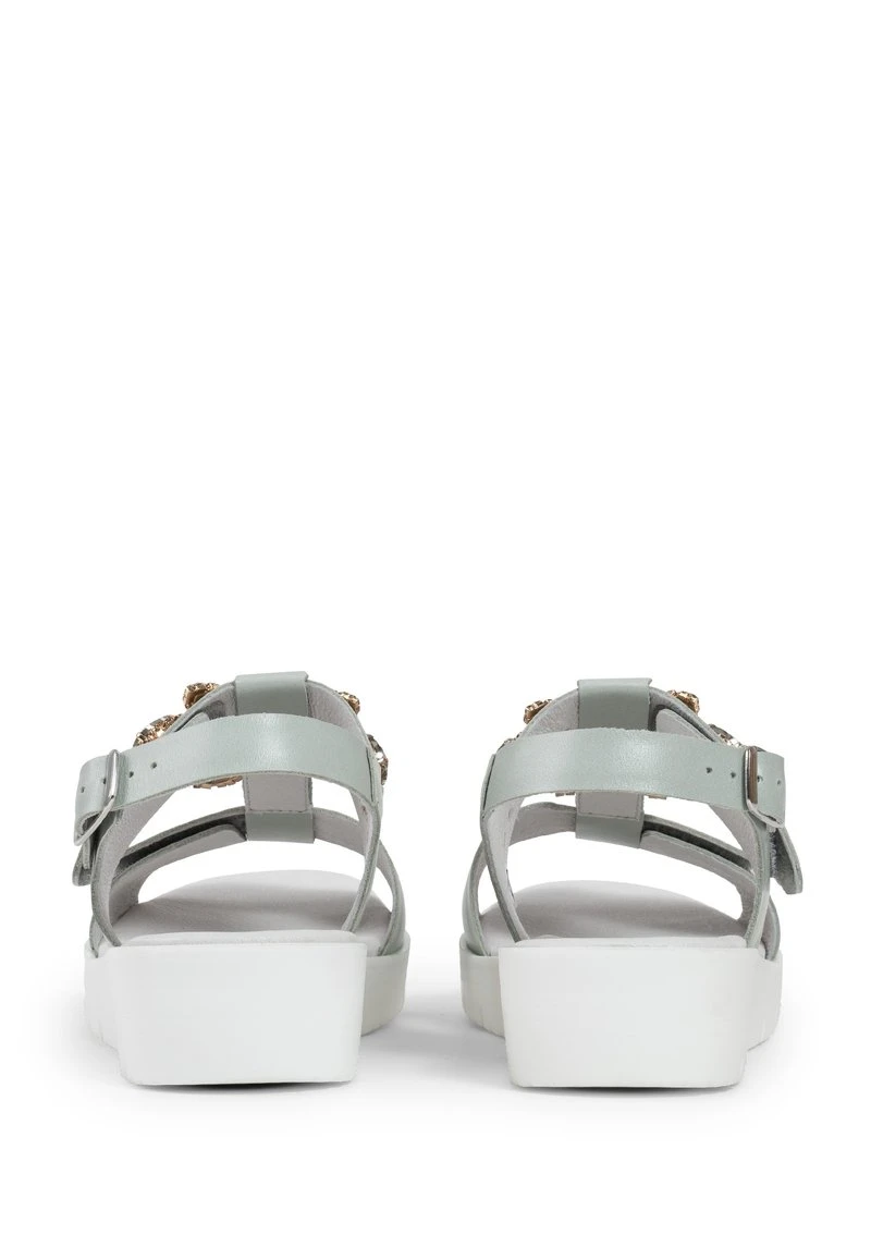 SOFTNAPPALDER SOFT - Plateausandalette - Salbei – Bild 5