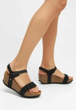 Ca'Shott Keilsandalette - Black