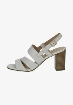 Caprice High Heel Sandalette - Offwhite Nappa