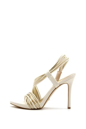 Guess SYIVIA DETAILS IN METALLIC-OPTIK - High Heel Sandalette - Goldenfarbe – Bild 6