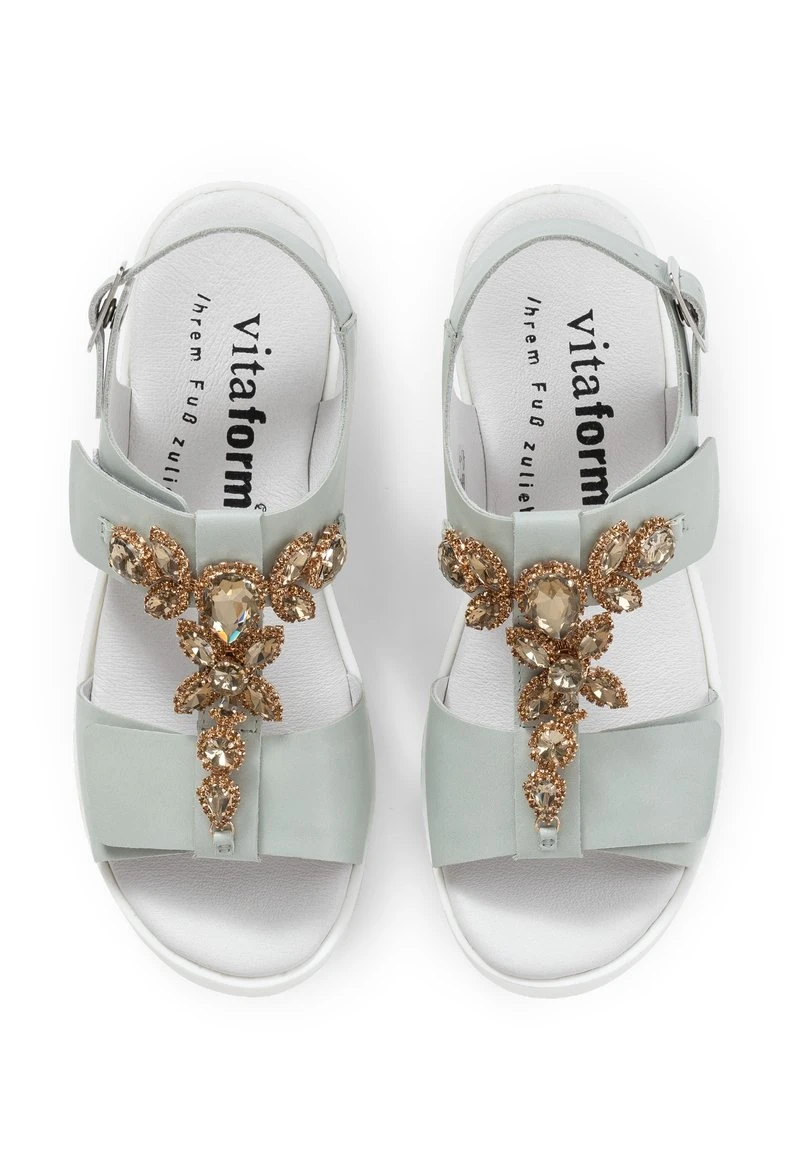 SOFTNAPPALDER SOFT - Plateausandalette - Salbei – Bild 4