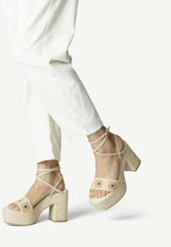 Tamaris Plateausandalette - Beige Comb