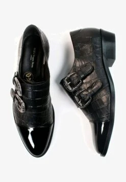 MOCK CROC MONK - Slipper - Moc Croc Vegan Leather