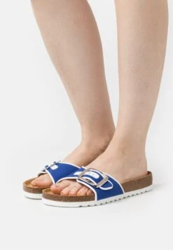 Gabor Pantolette Flach - Saphir/weiß
