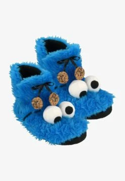 KRÜMELMONSTER 3D PLÜSCH - Hausschuh - Blau