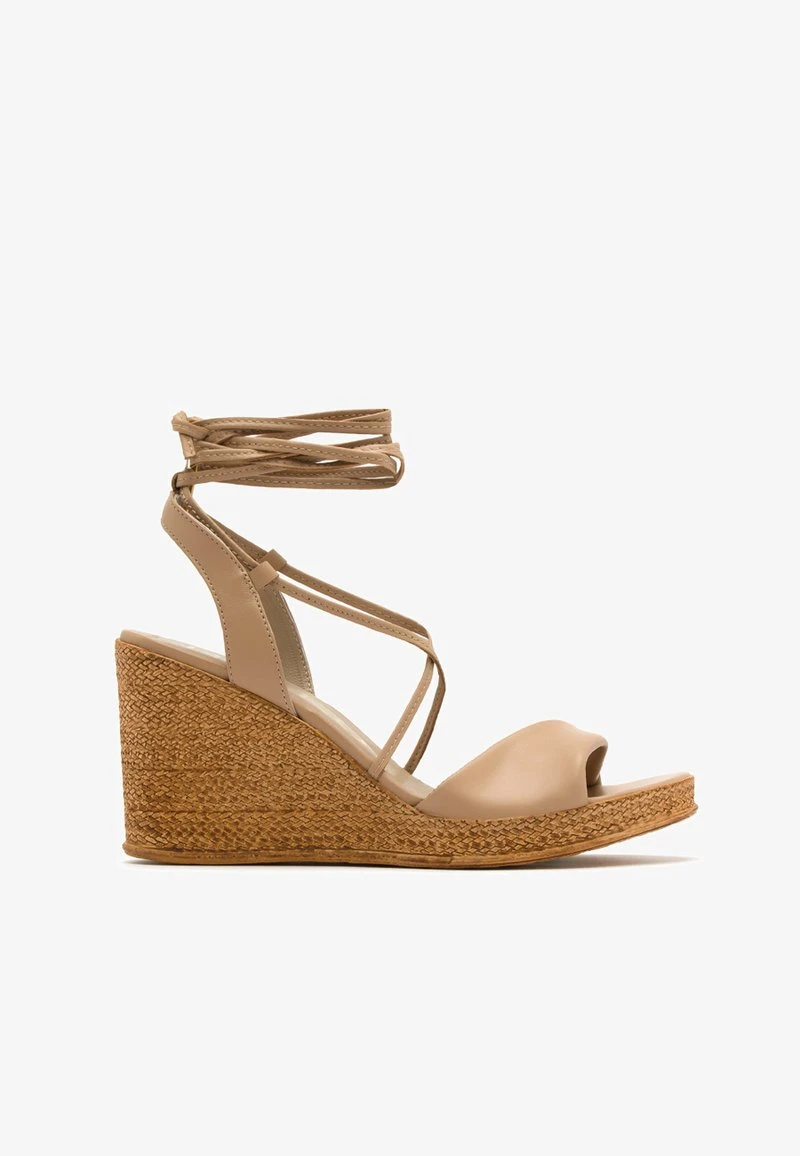 High Heel Sandalette - Beżowy 3nz