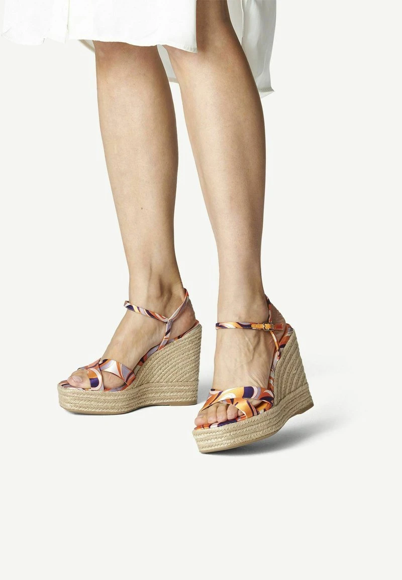 Tamaris High Heel Sandalette - Orange Comb