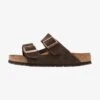 Birkenstock ARIZONA SOFT FOOTBED UNISEX - Pantolette Flach - Mocca