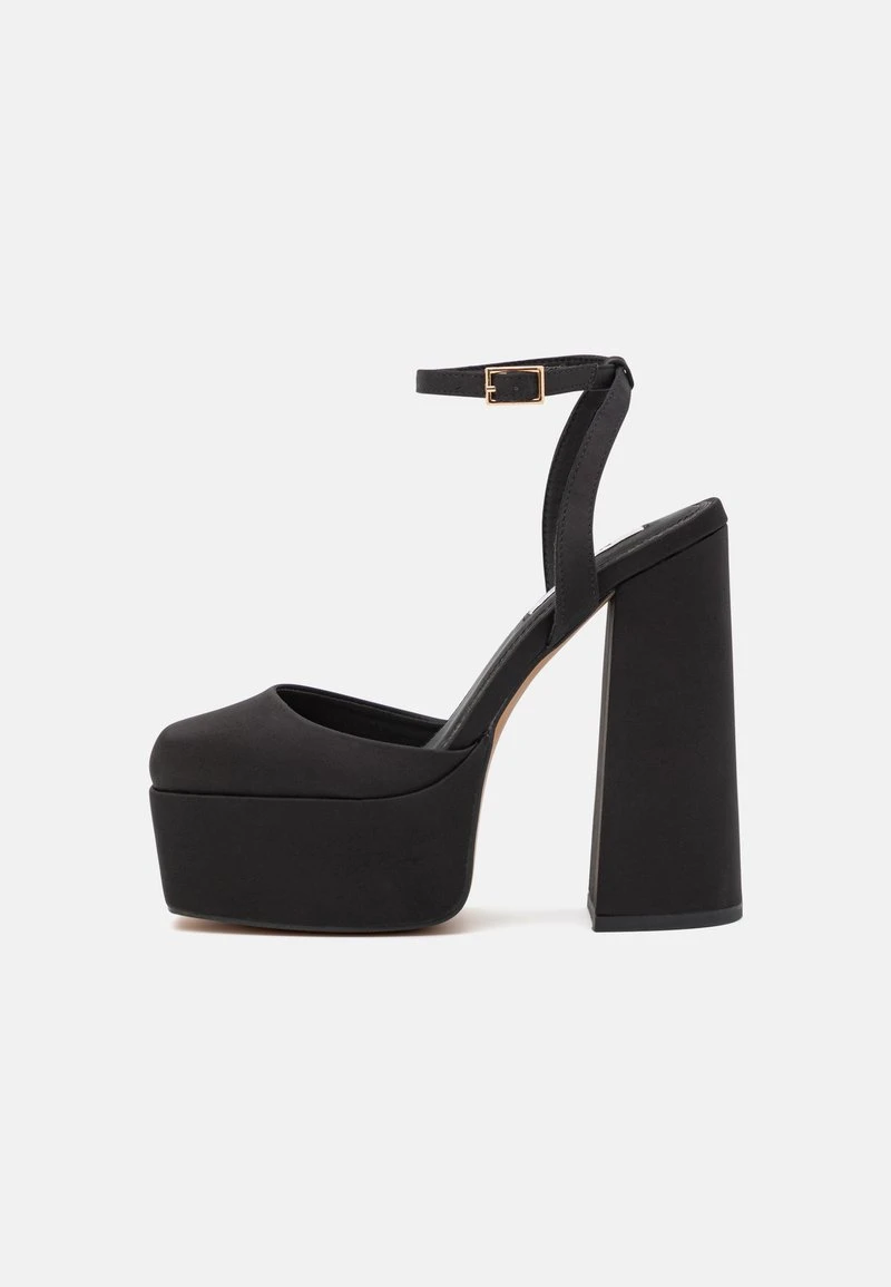 NA-KD Plateausandalette - Black – Bild 2