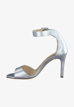 Paul Green High Heel Sandalette - Nappa Met Platin
