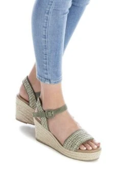 Refresh Keilsandalette - Verde