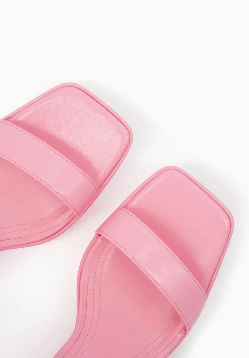 BERSHKA WITH ANKLE STRAP - High Heel Sandalette - Pink – Bild 4