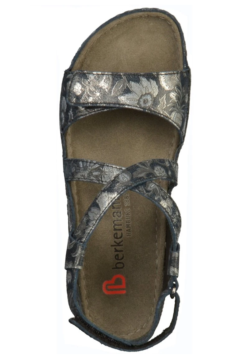 Keilsandalette - Schwarz/silber – Bild 4