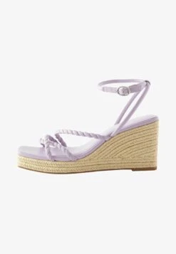 Next FOREVER COMFORT ROPE STANDARD - Keilsandalette - Lilac Purple