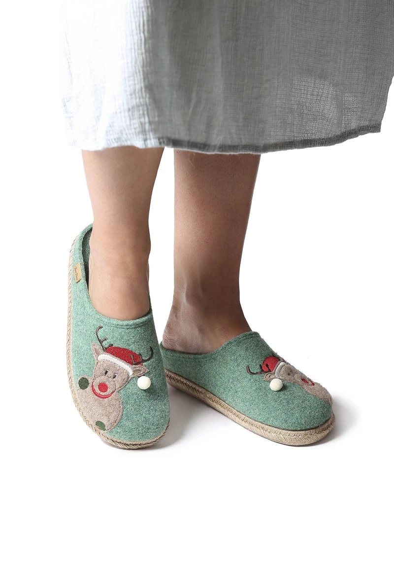 Toni Pons MIRI-ND - Hausschuh - Mottled Light Green – Bild 5