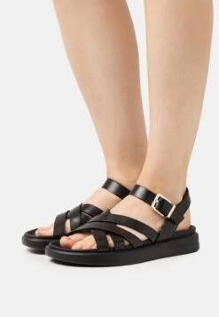 Geox D XAND 2S - Riemensandalette - Black