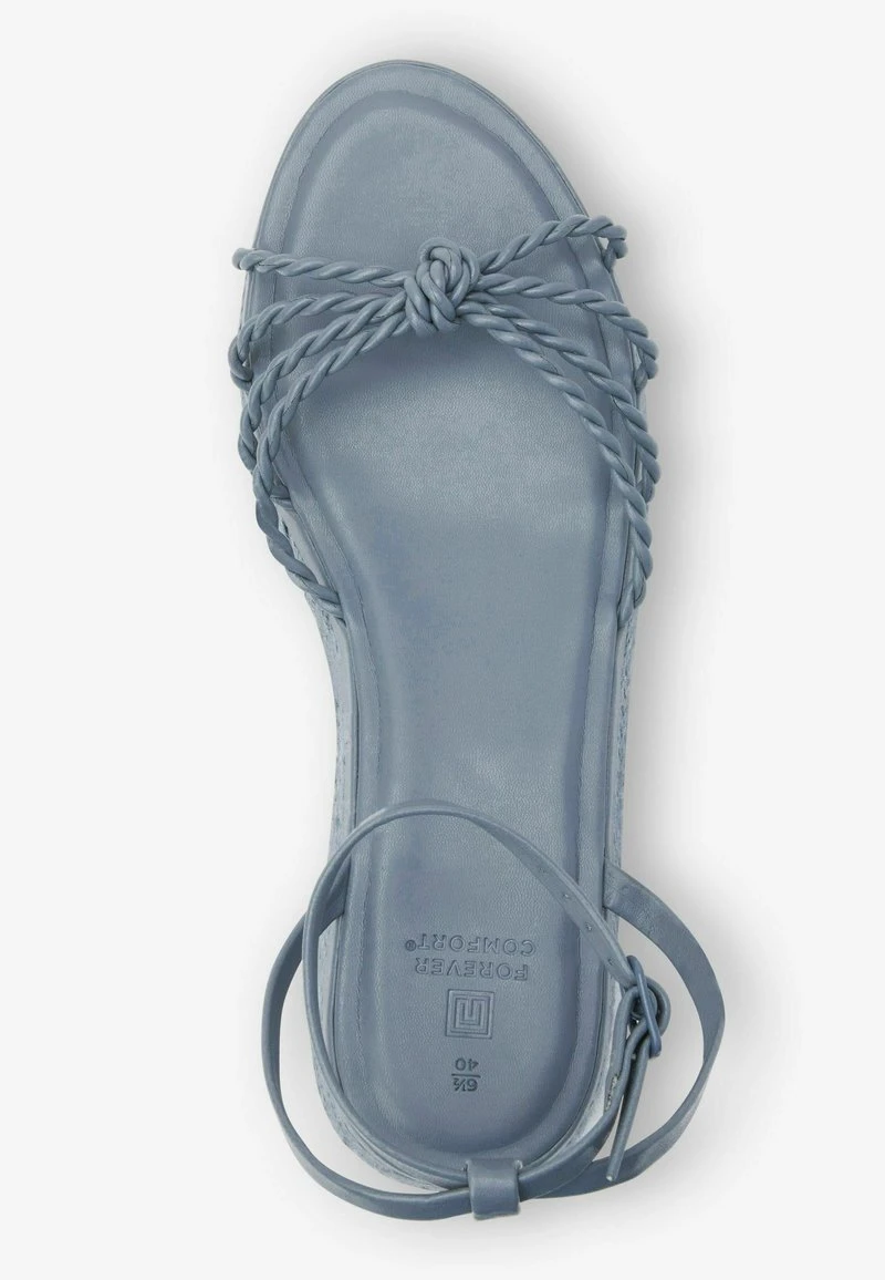 Next FOREVER COMFORT KNOT DETAIL STANDARD - Keilsandalette - Blue – Bild 5